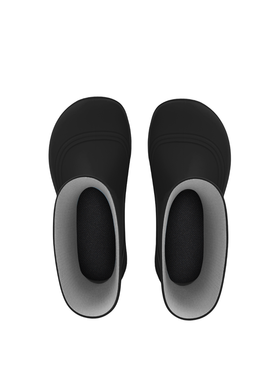 Be Lenka Kids Barefoot Rain Boots Pudds - Black