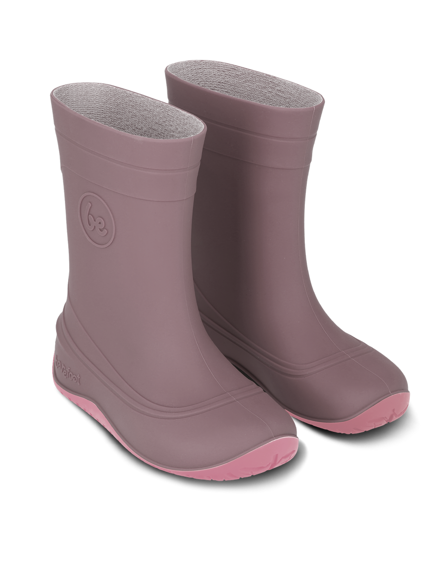 Be Lenka Kids Barefoot Rain Boots Pudds - Misty Pink