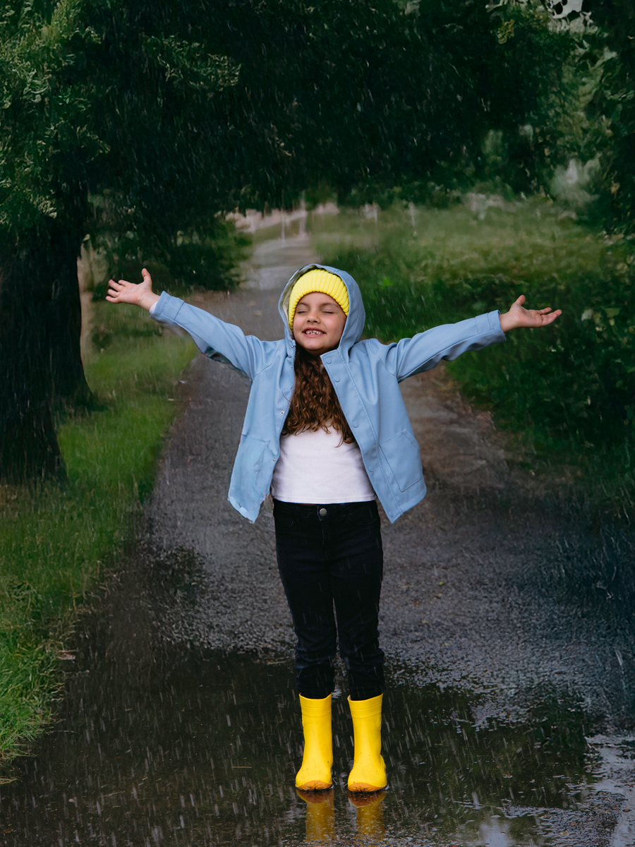 Be Lenka Kids Barefoot Rain Boots Pudds - Yellow