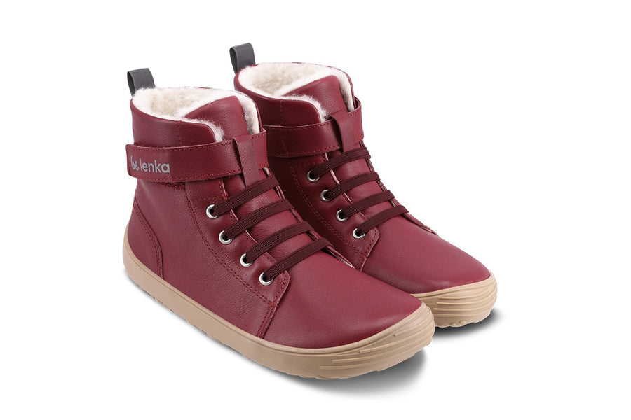 Be Lenka Winter Kids Dark Cherry Red