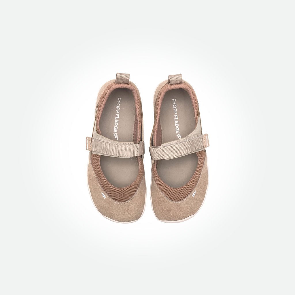 Mary Jane Barefoot Sneakers - Almond