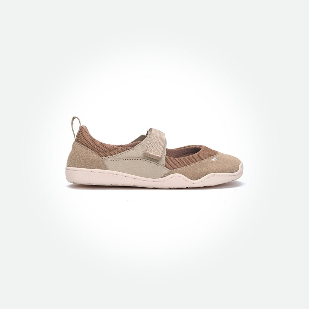 Mary Jane Barefoot Sneakers - Almond