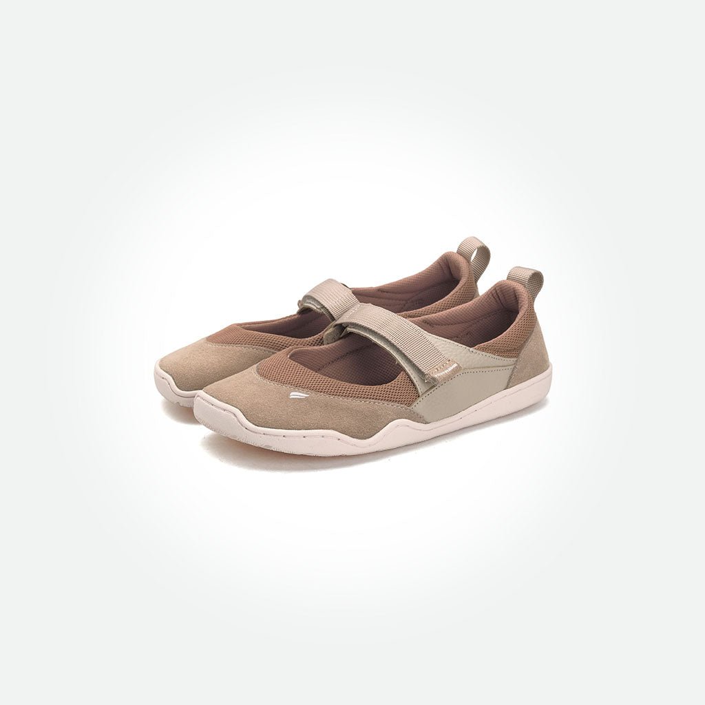 Mary Jane Barefoot Sneakers - Almond