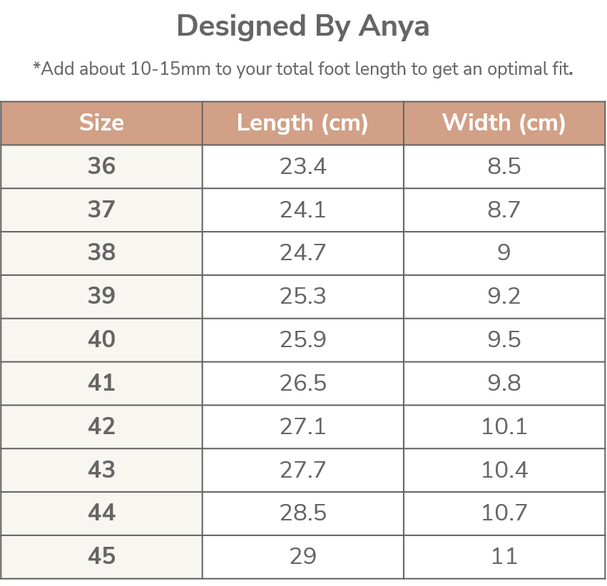 Designed By Anya Lila Smooth Black