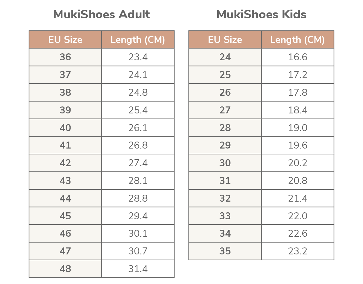MukiShoes Chelsea Caramel Kids