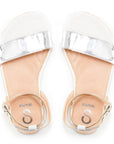 Shapen Daisy Sandals White